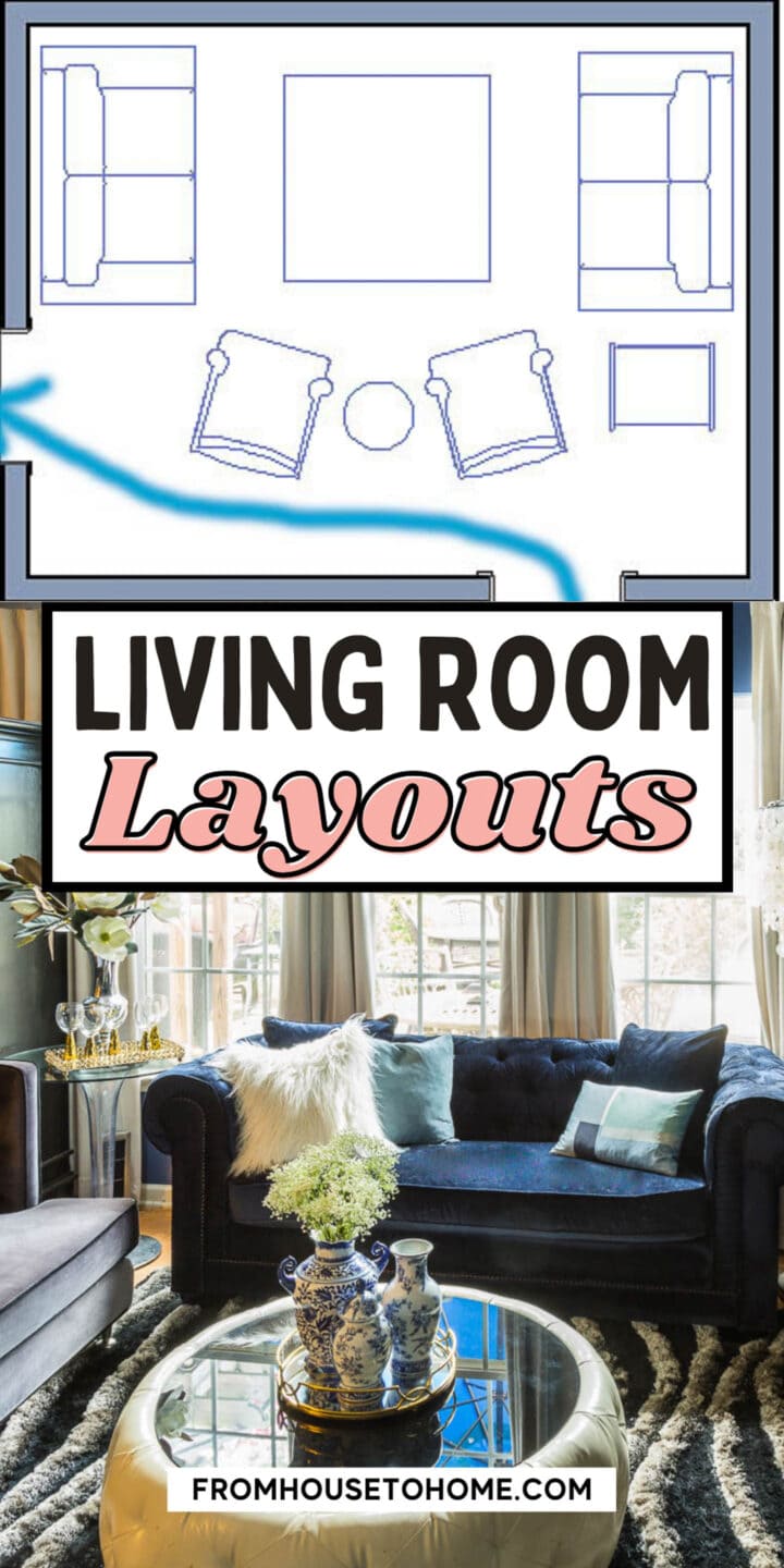 A living room layout showcasing the versatility of living room layouts.