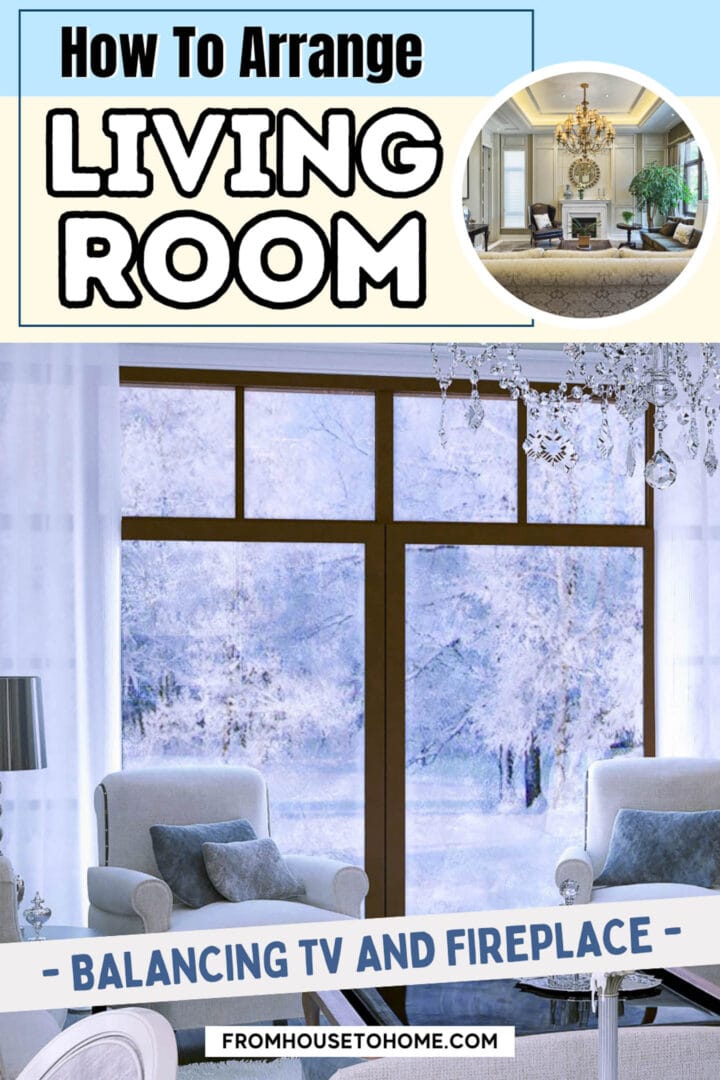 Discover clever living room layouts to perfectly balance your TV and fireplace.