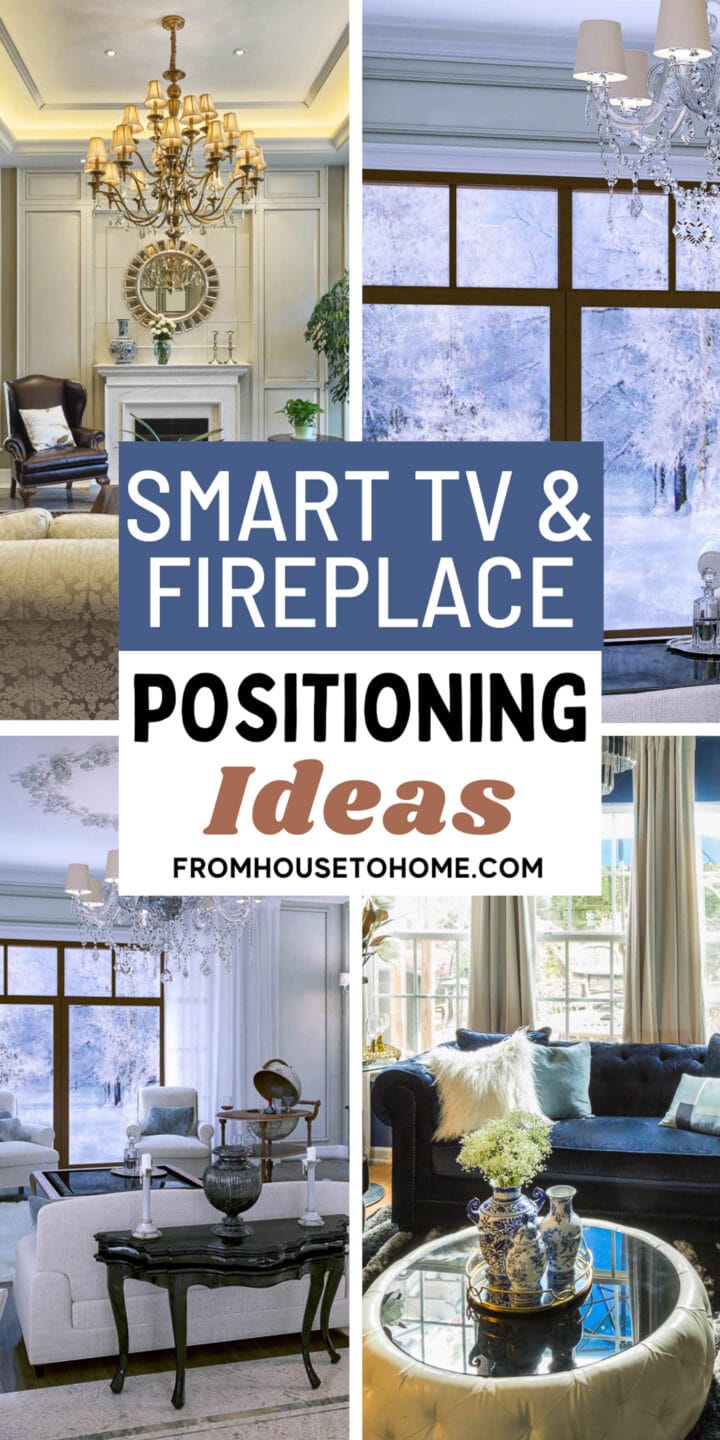 Explore living room layouts for smart tv and fireplace positioning ideas from house to home.
