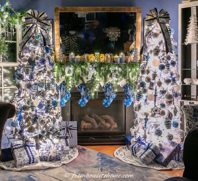 Blue And White Chinoiserie Christmas Decorating Ideas