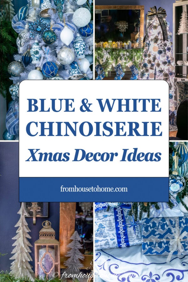 Blue And White Chinoiserie Christmas Decorating Ideas