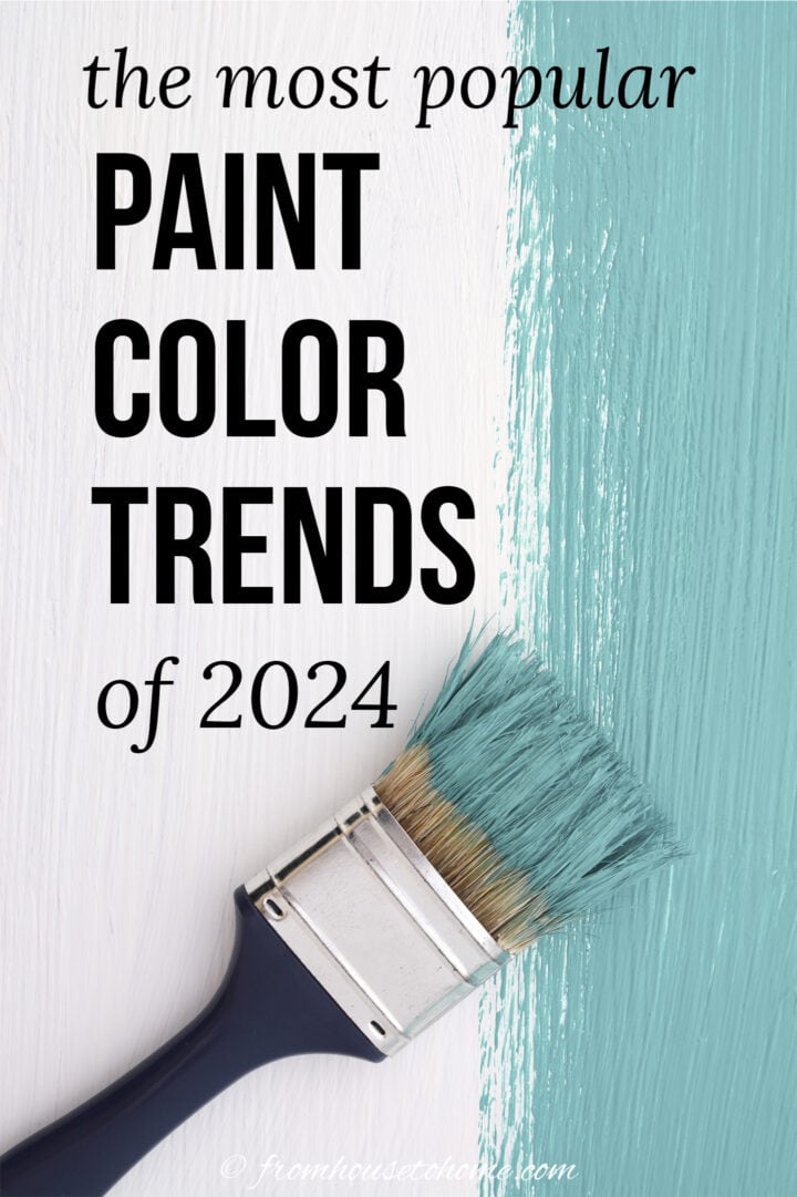 the most popular paint color trends of 2024