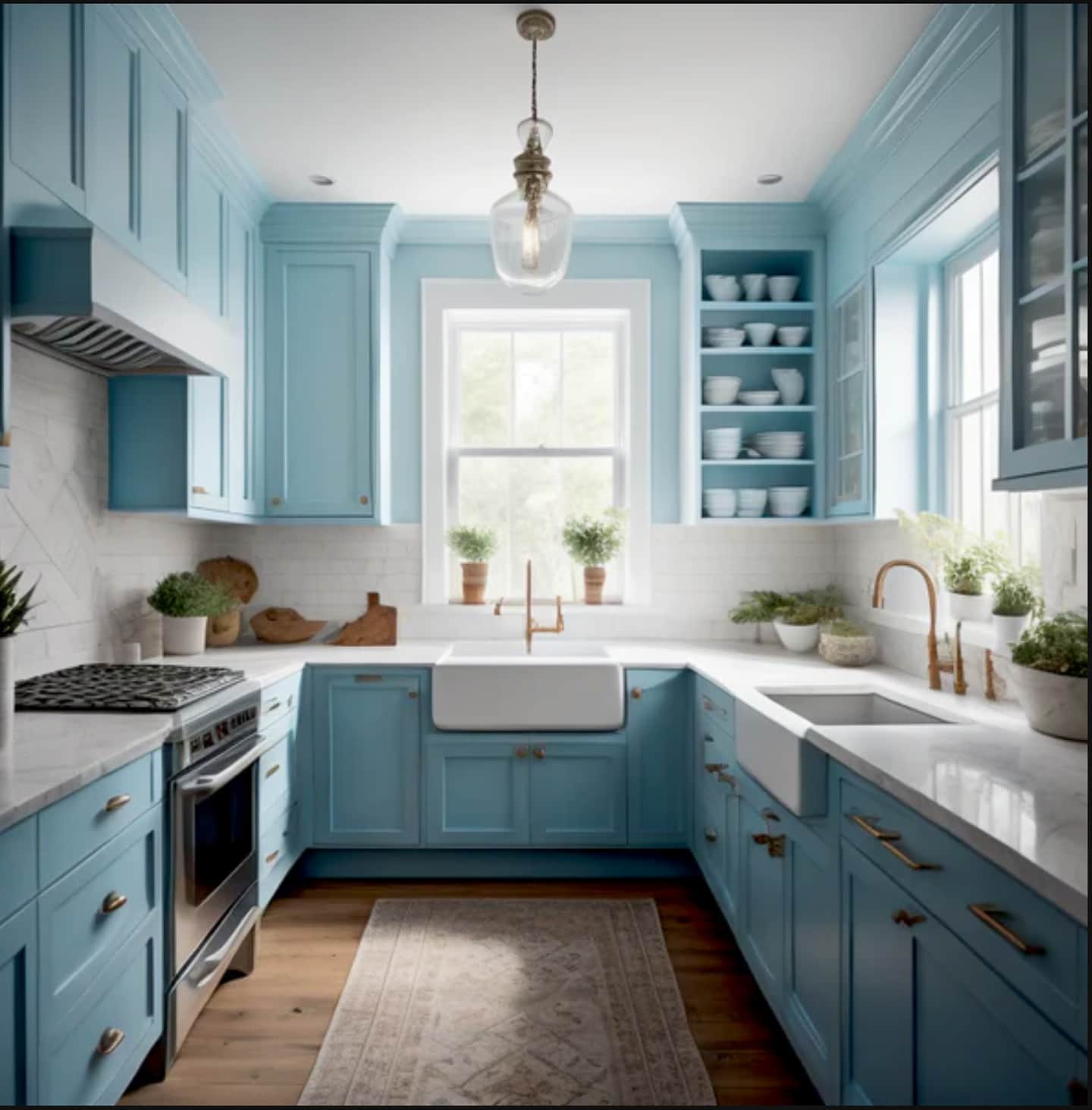 kitchen painted in c2 paint thermal