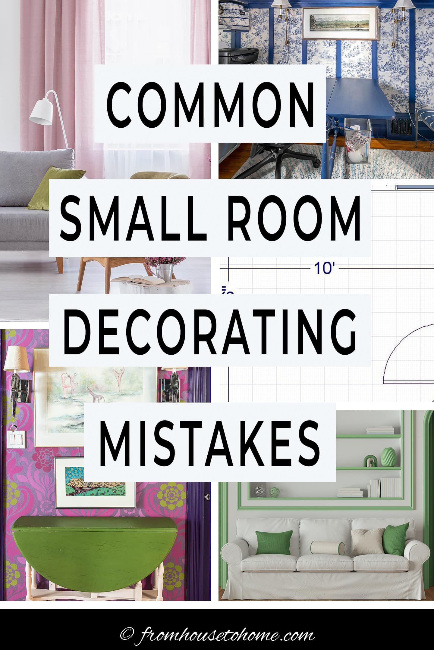 common small room decorating mistakes