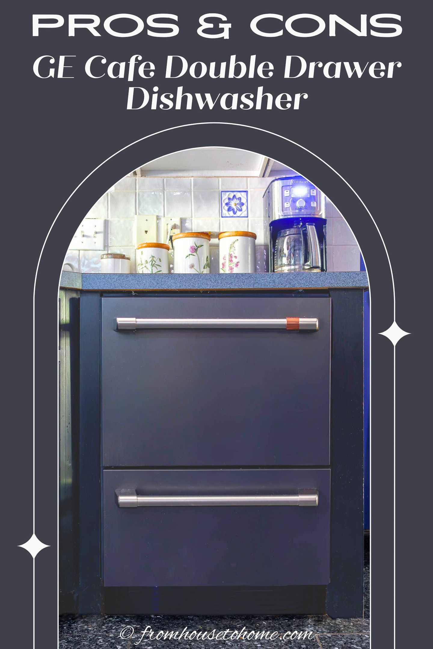 pros and cons of the GE Cafe double drawer dishwasher
