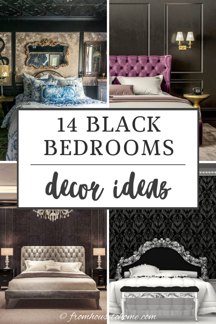 14 black bedrooms decor ideas