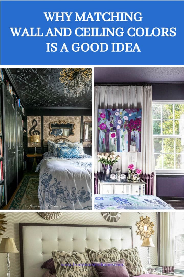 why matching wall and ceiling colors is a good idea