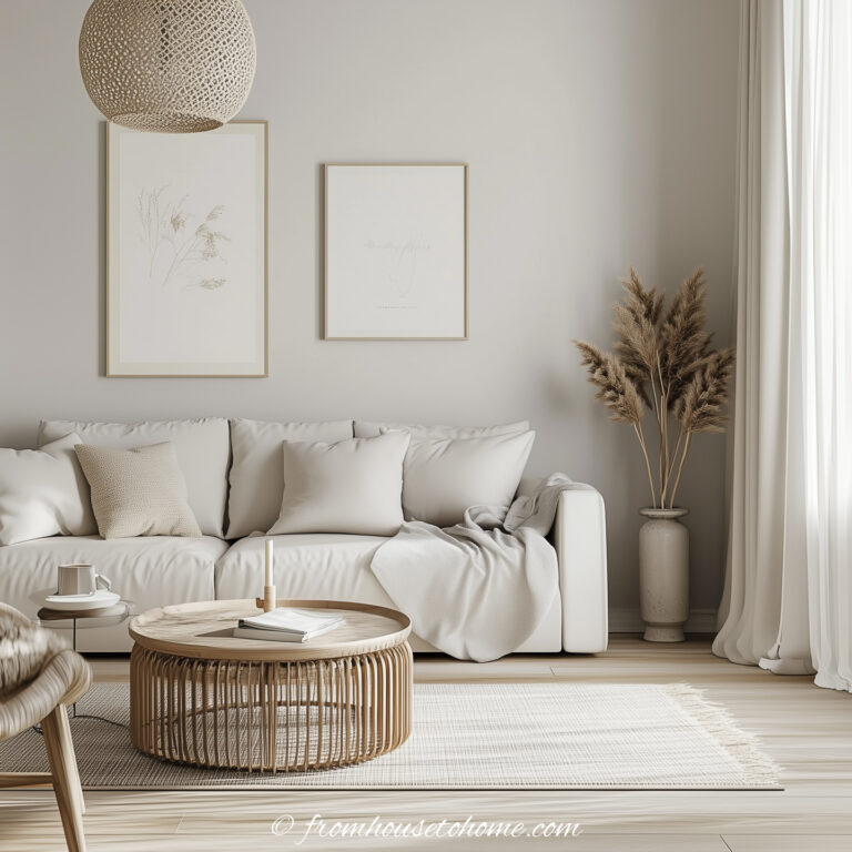 Scandinavian style living room
