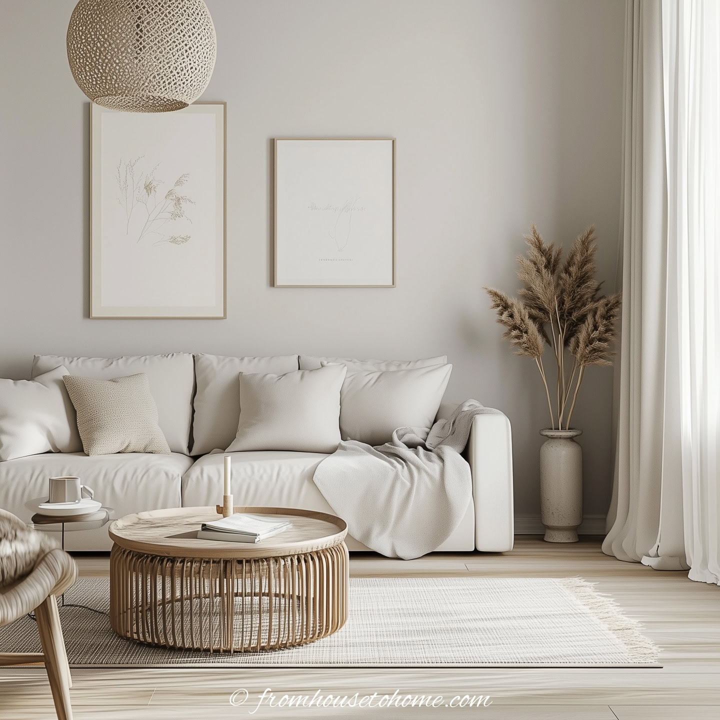 Scandinavian style living room