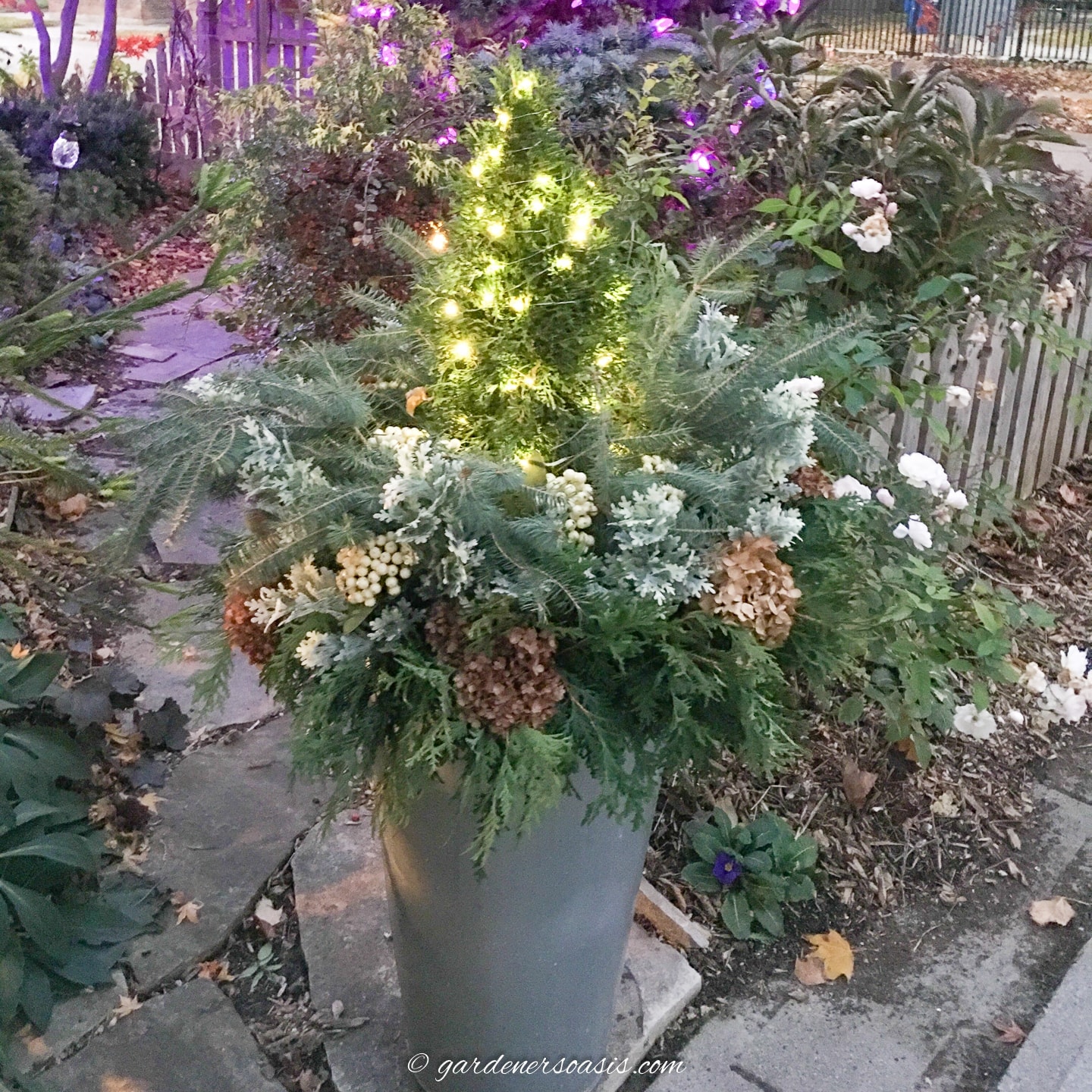 How To Make An Evergreen Winter Planter