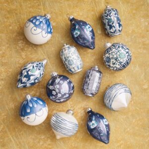french blue ornament collection