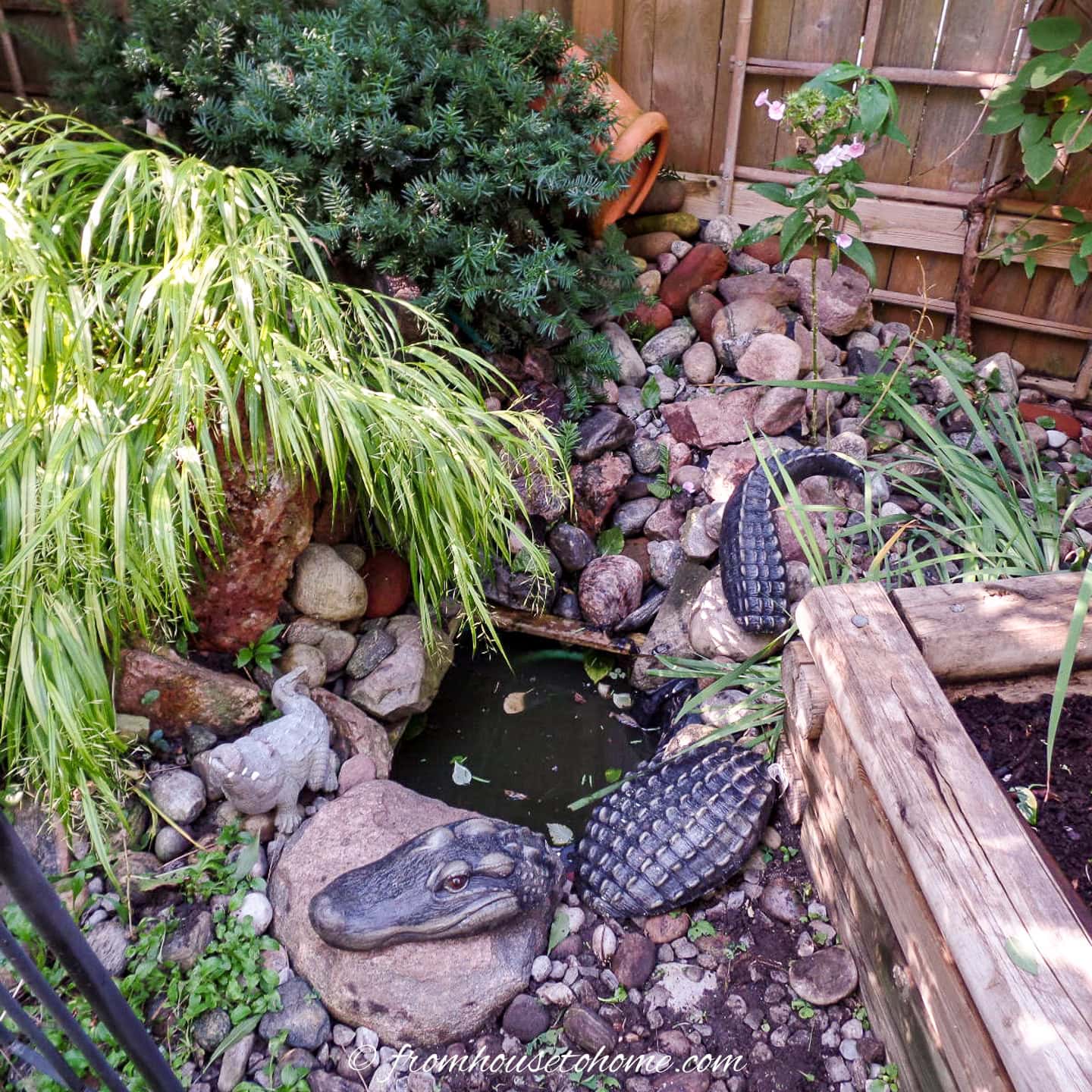 River Rock DIY Water Feature (How To Make A Mini DIY Waterfall)