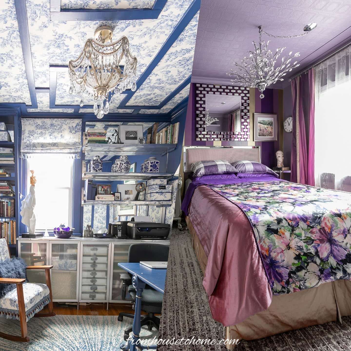18 Stunning Wallpaper Ceiling Ideas