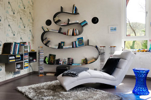 20 Wall Library Design Ideas (Book Cases For Small Spaces)