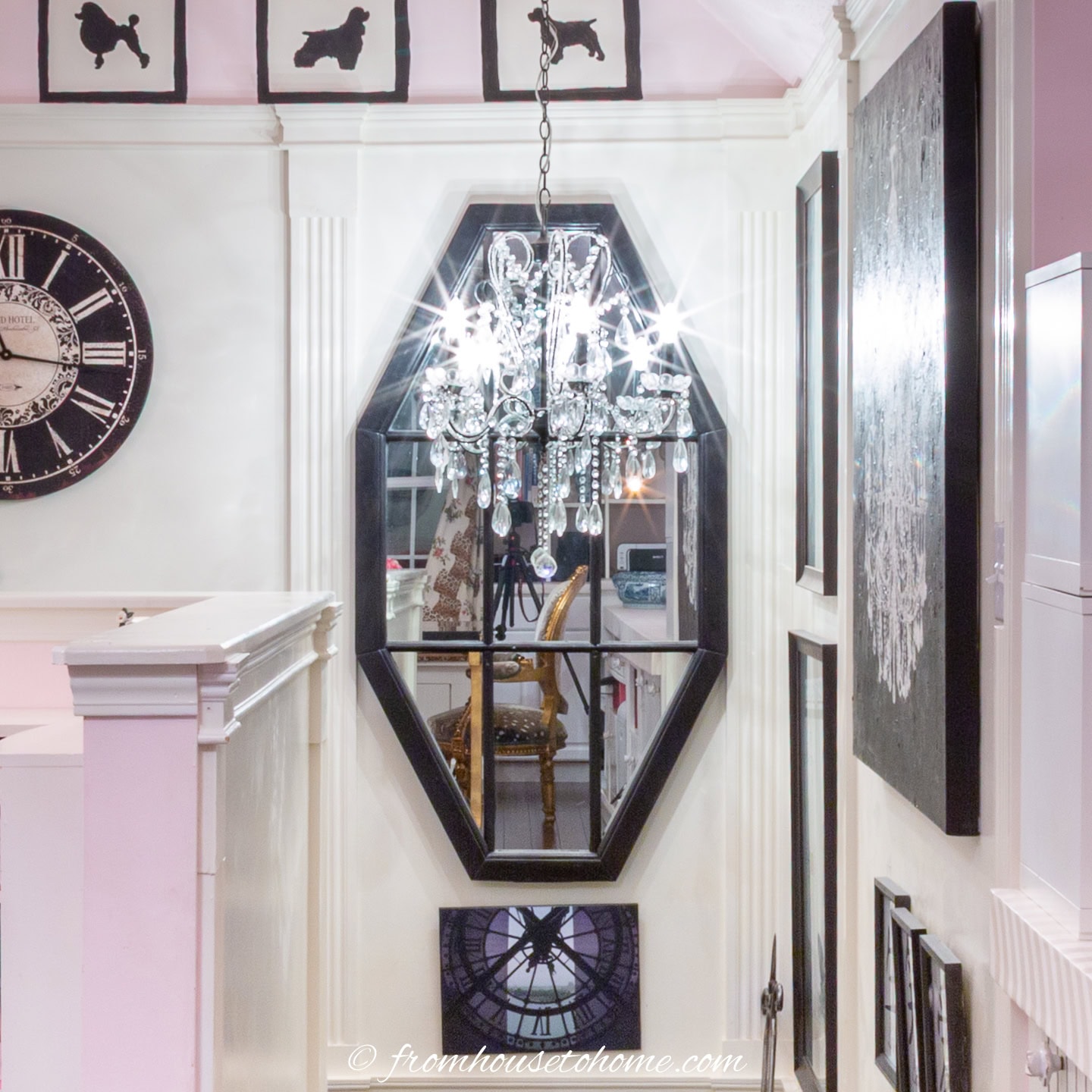 How To Make A DIY Windowpane Mirror