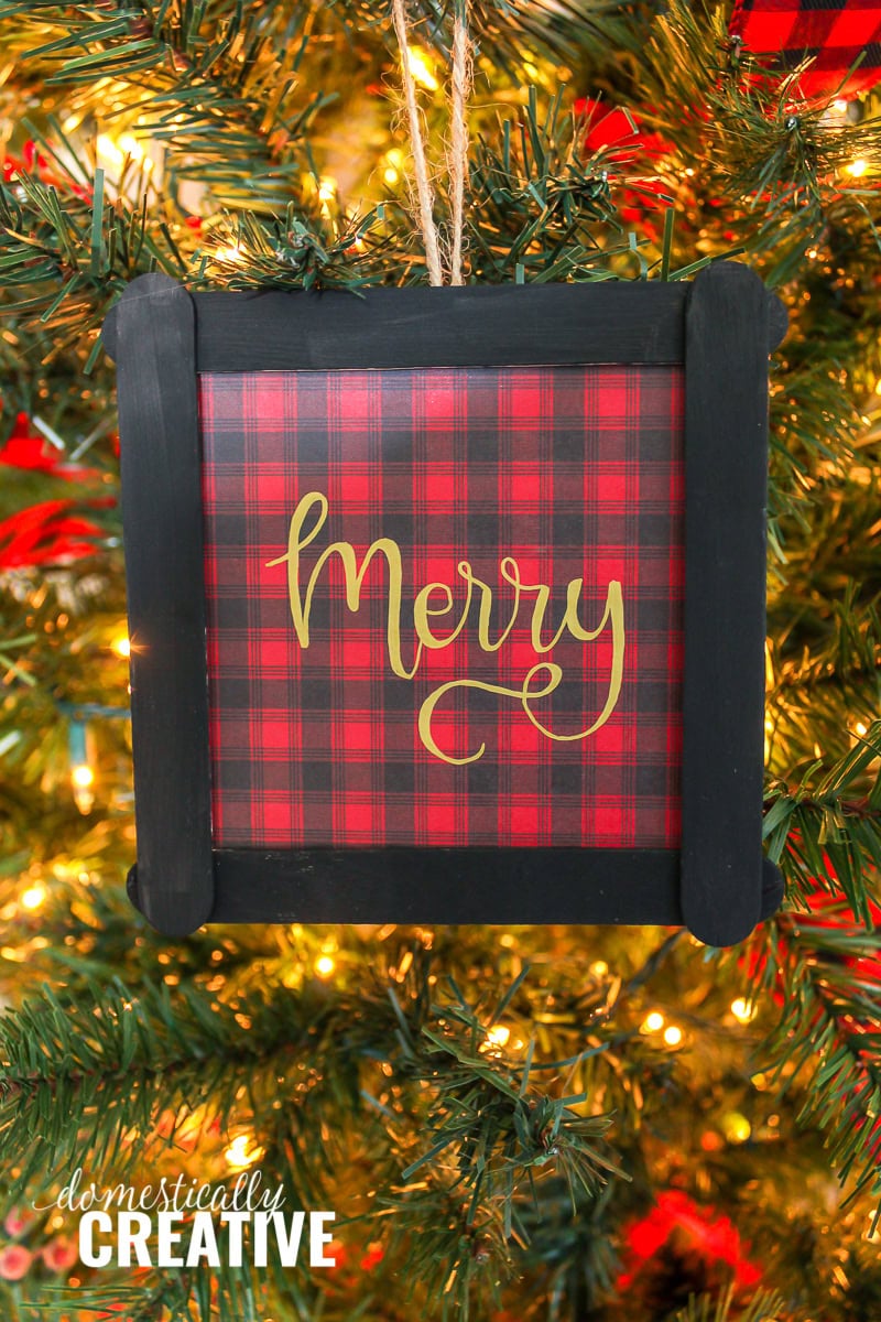 easy diy rustic christmas ornament