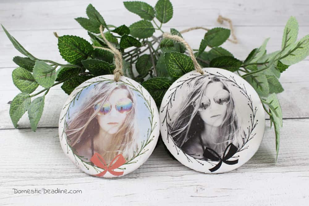 custom photo ornaments