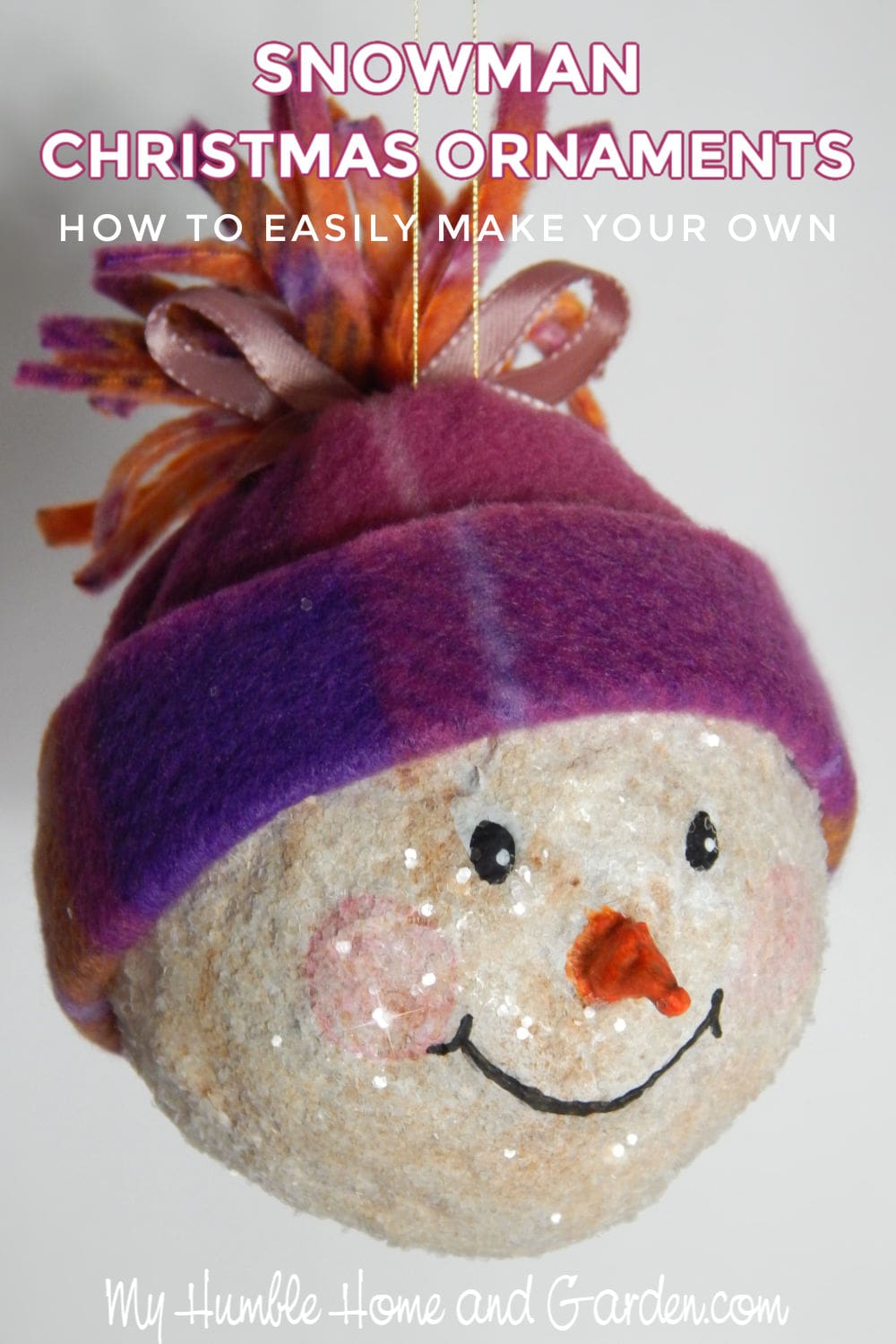 diy snowman christmas ornaments