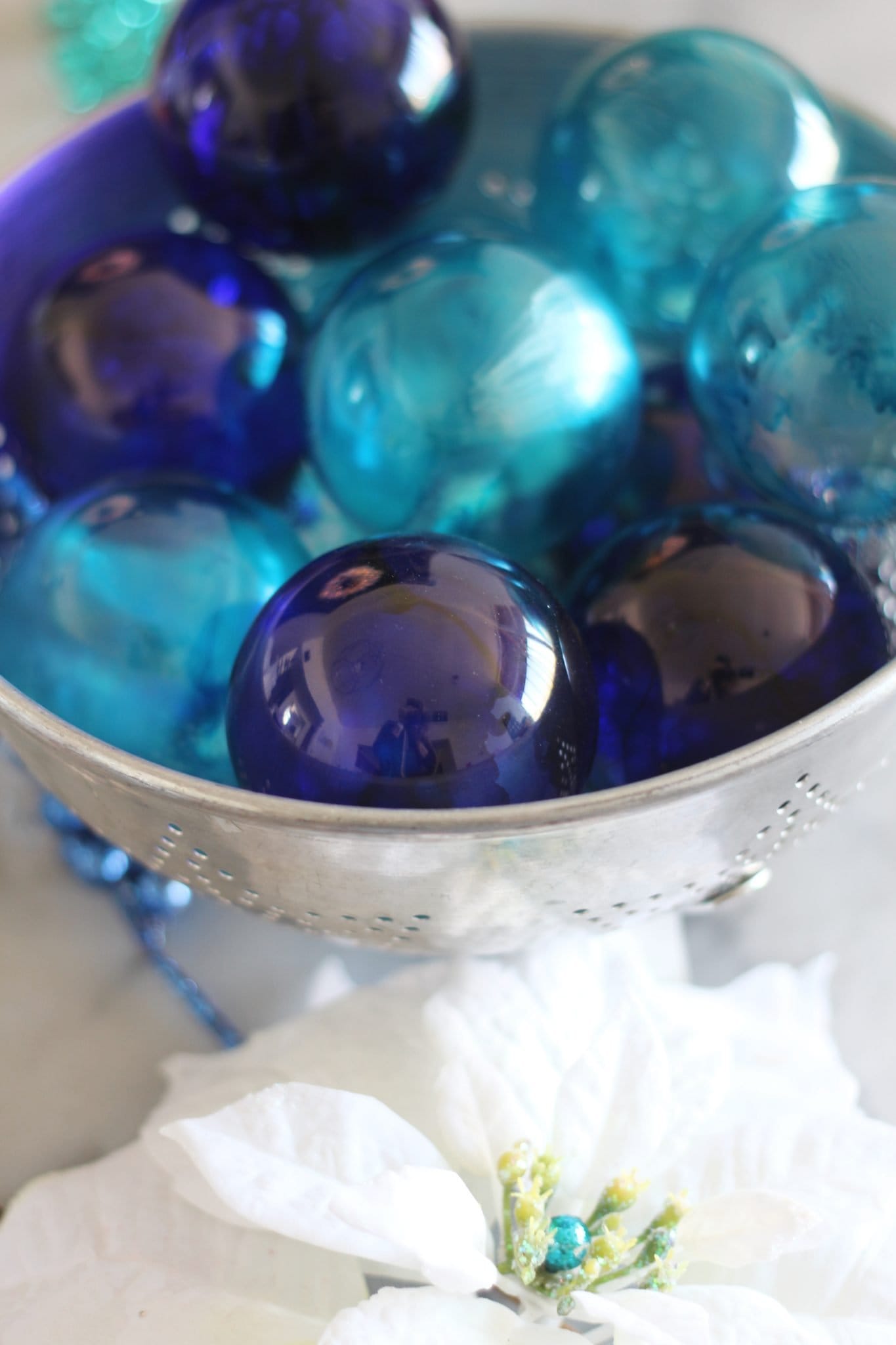clear colored alcohol ink ornaments