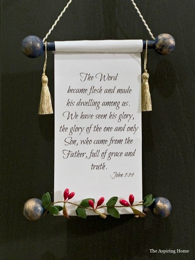 diy christmas scroll ornaments