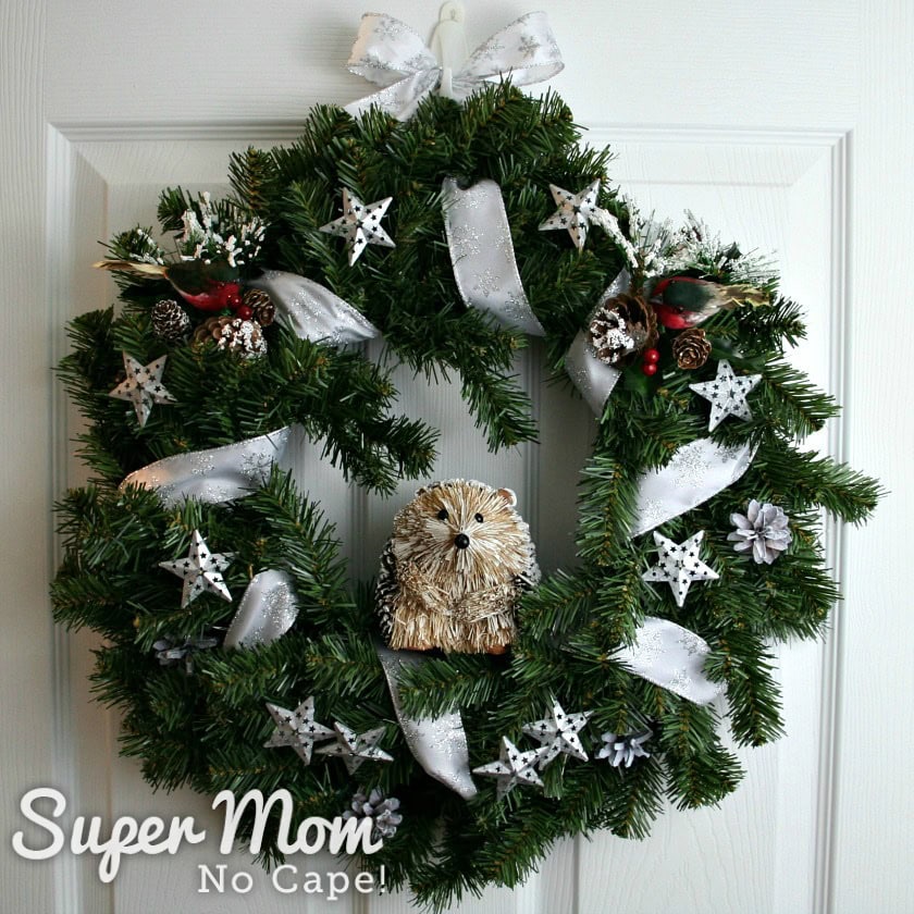 how to make a christmas wreath kit