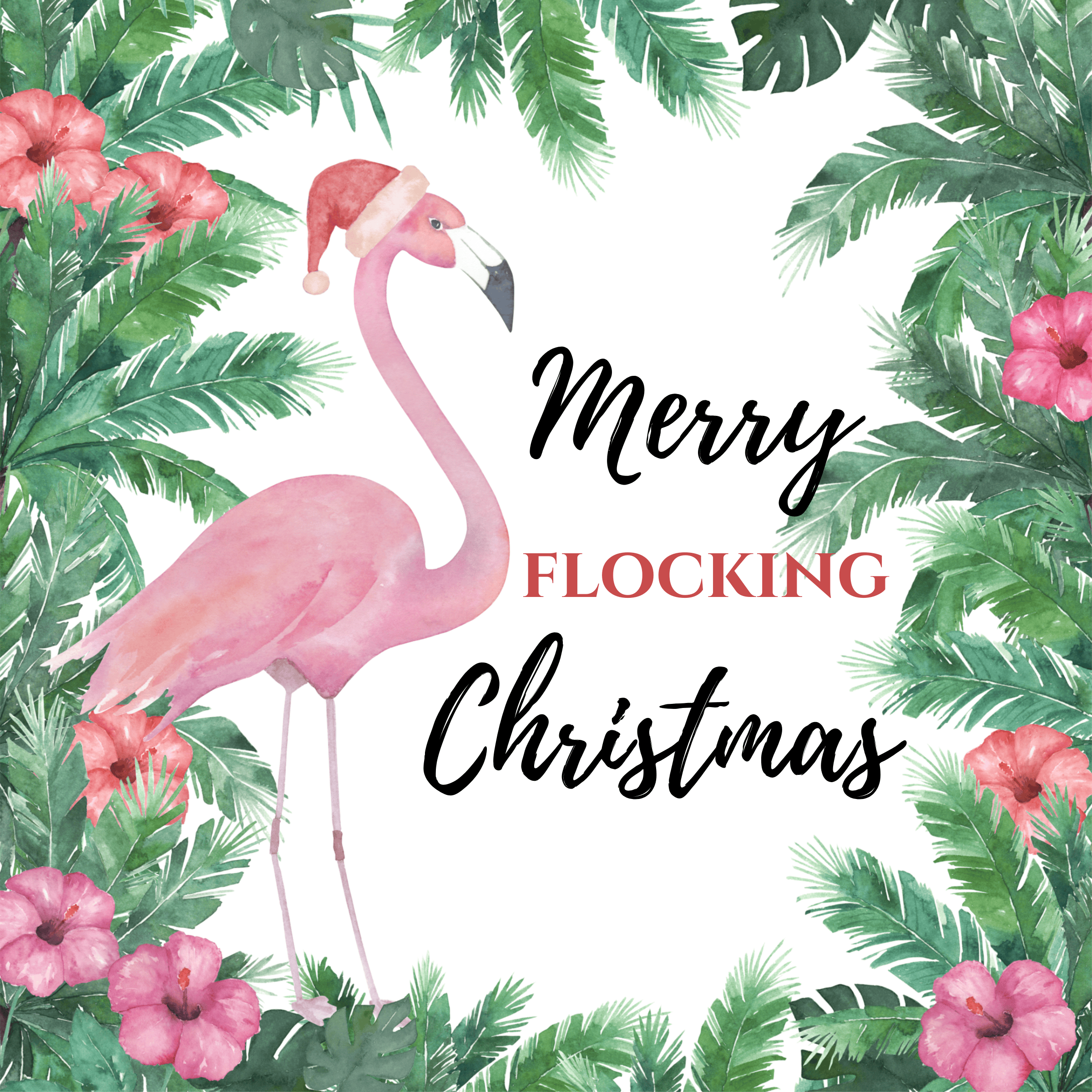 christmas flamingo gift tags and pictures