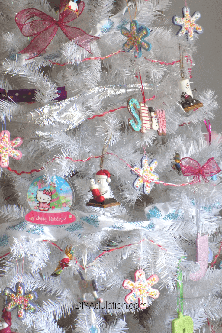 bright and colorful candy christmas tree
