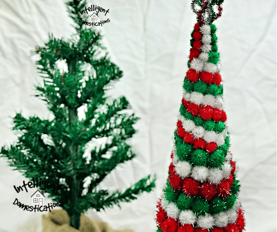 pom pom cone christmas tree