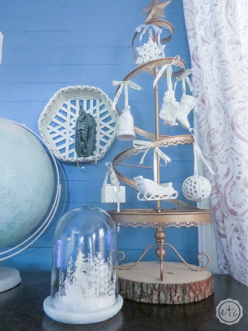 creative ways to display an ornament collection