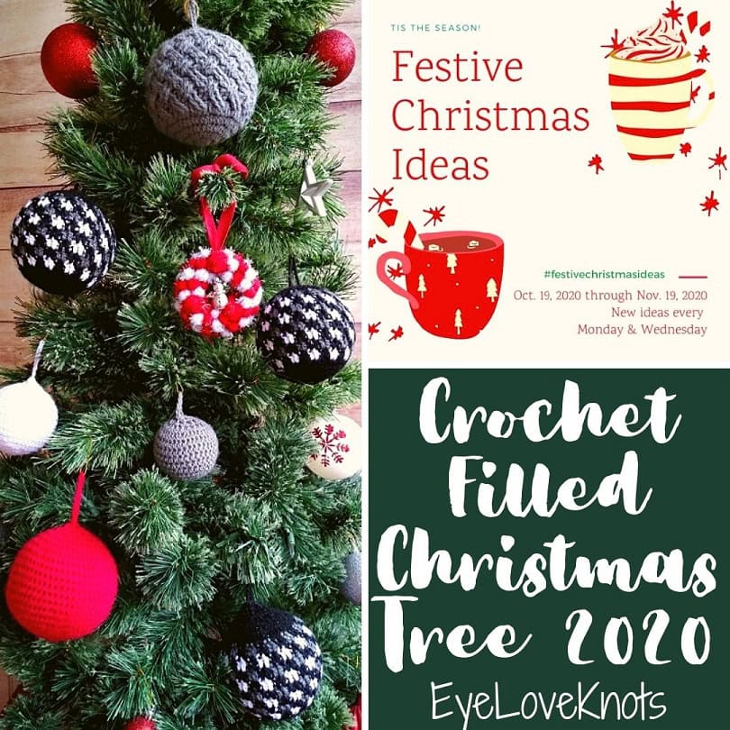 crochet filled christmas tree