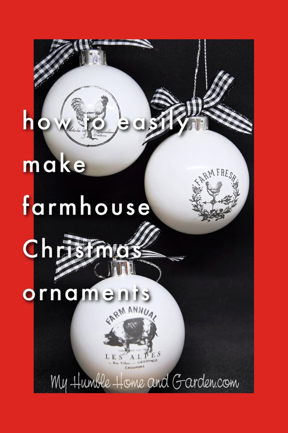diy farmhouse christmas ornaments