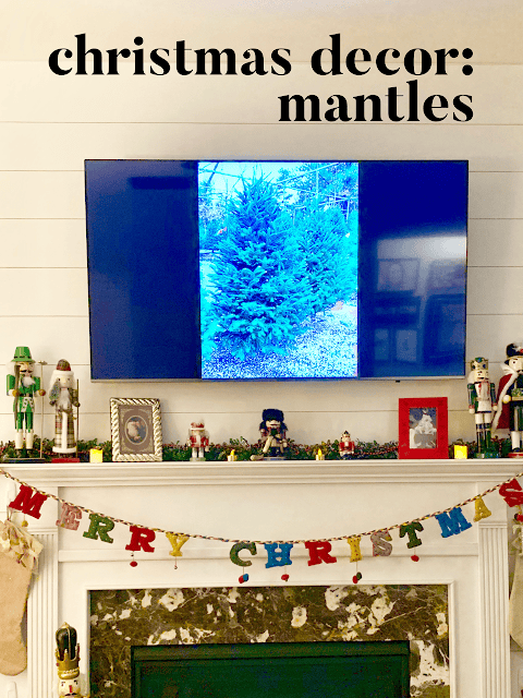 how to decorate a mantle for christmas