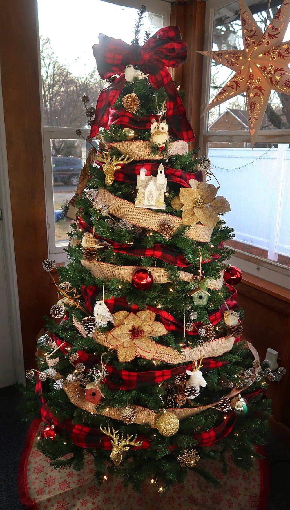 another buffalo check christmas tree