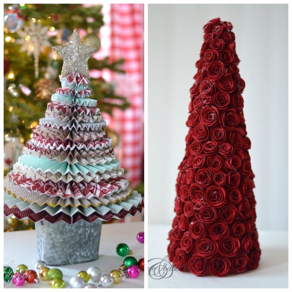 paper christmas trees