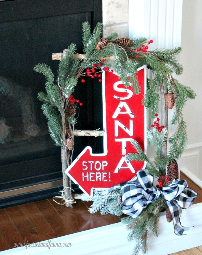 diy white birch twig wreath