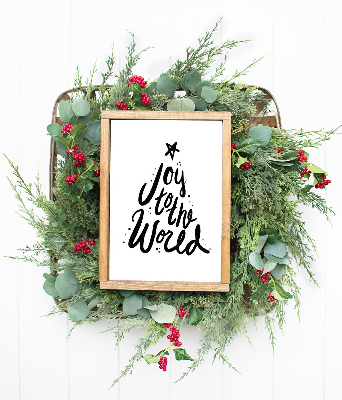 joy to the world free christmas printable and svg