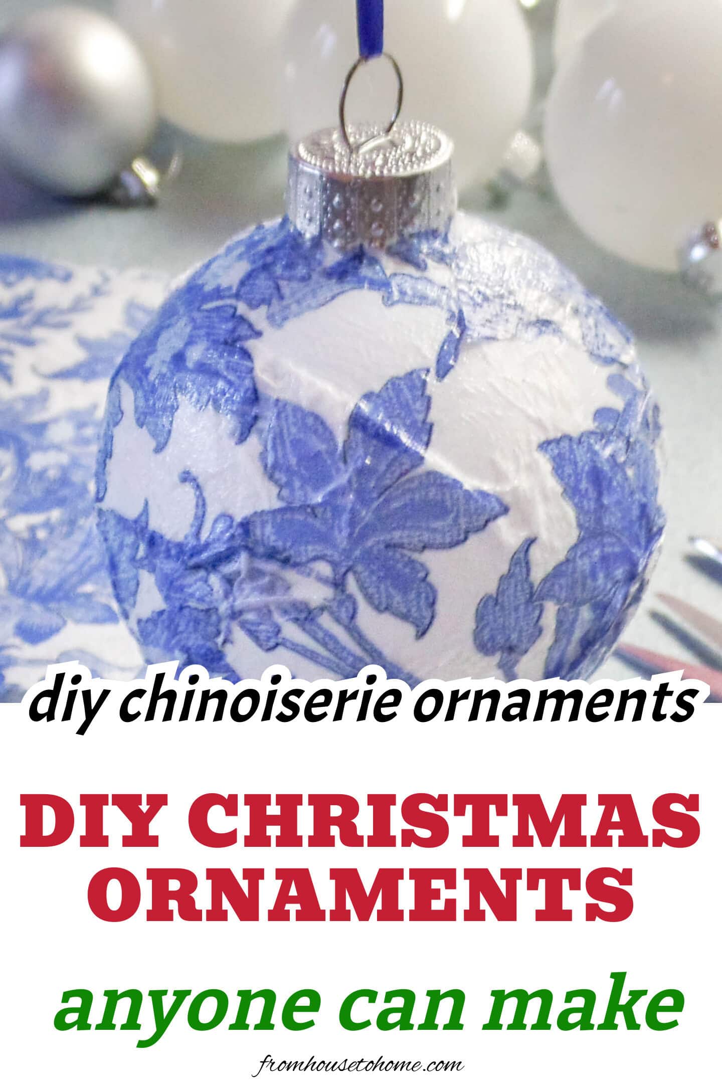 diy chinoiserie ornaments