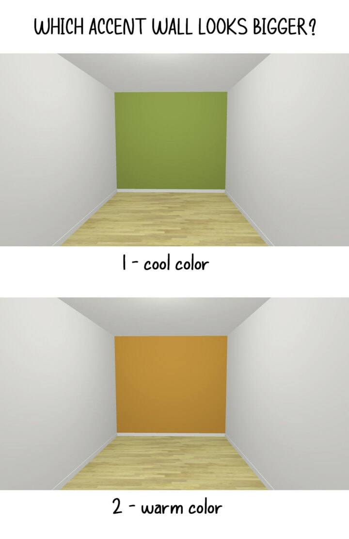 dark room vs light room