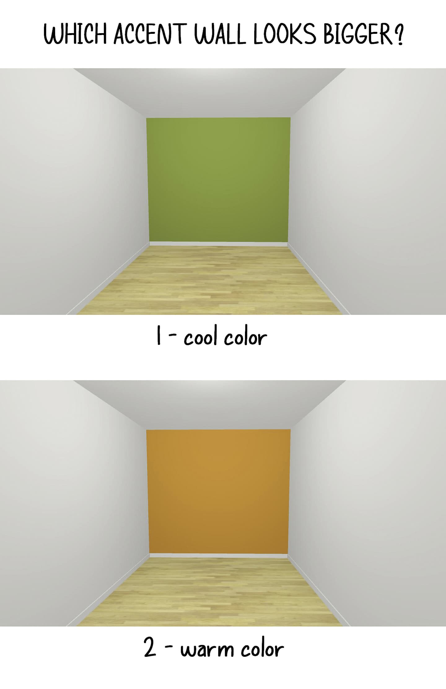 dark room vs light room