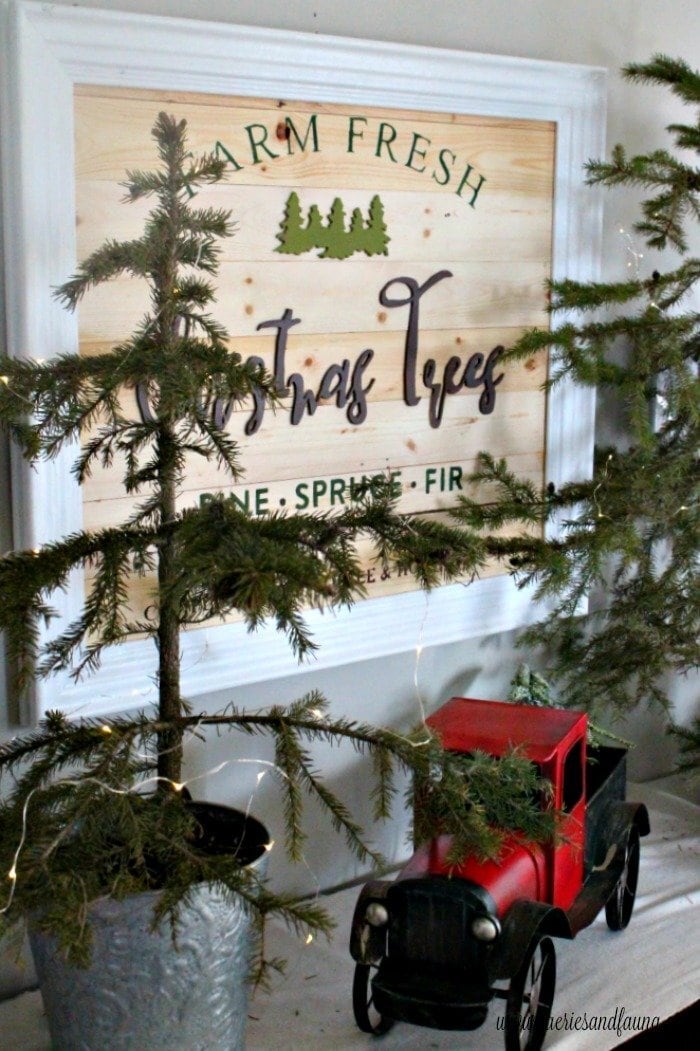 a grove of fresh minimalist christmas trees