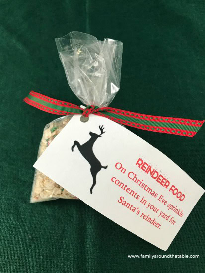 the best reindeer food with printable tag