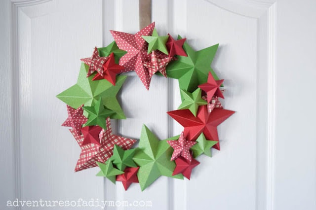 diy star wreath