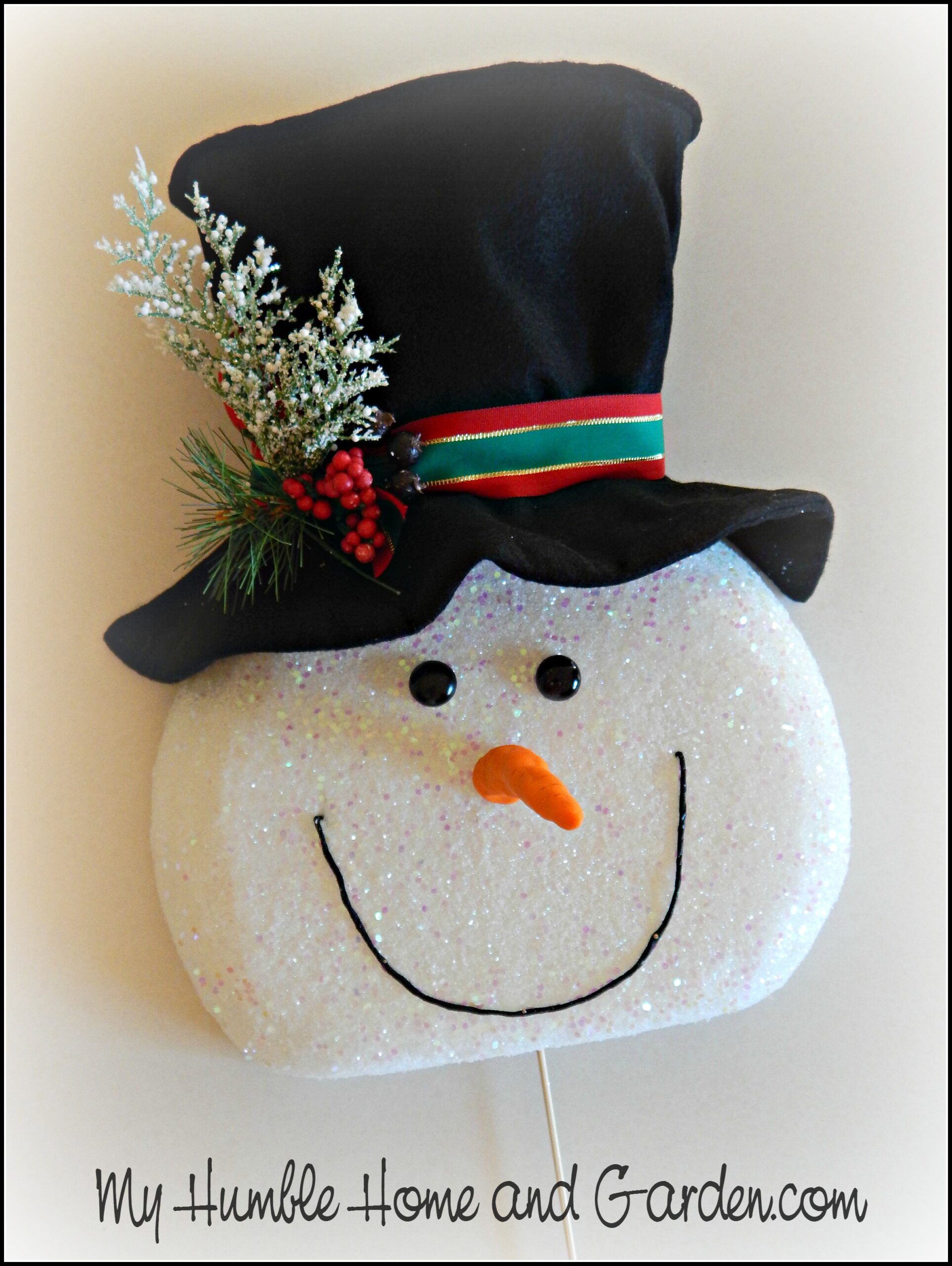 snowman wreath
