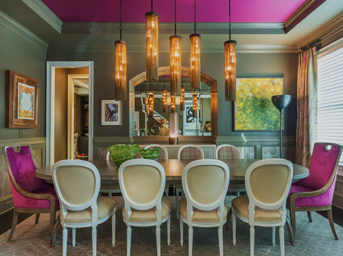 add drama to a tray ceiling