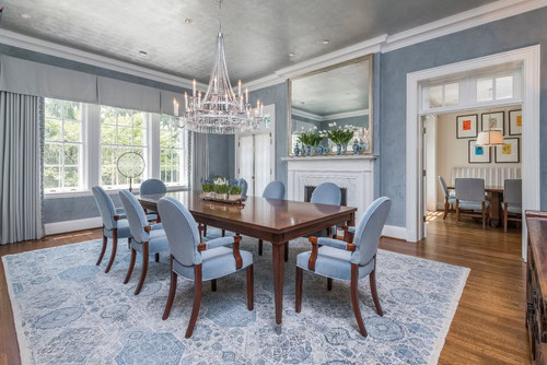 glam up the ceiling with metallic paint