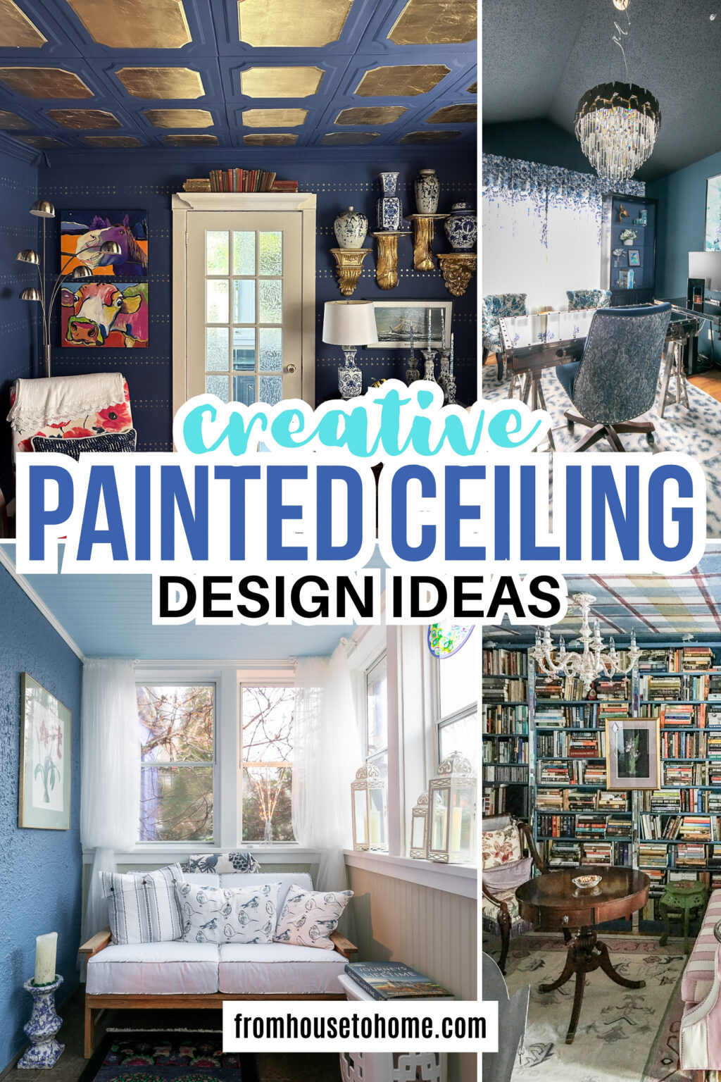 17 Painted Ceiling Ideas That Are Not White