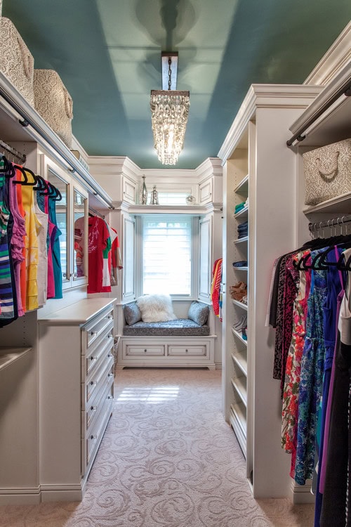 add an accent ceiling