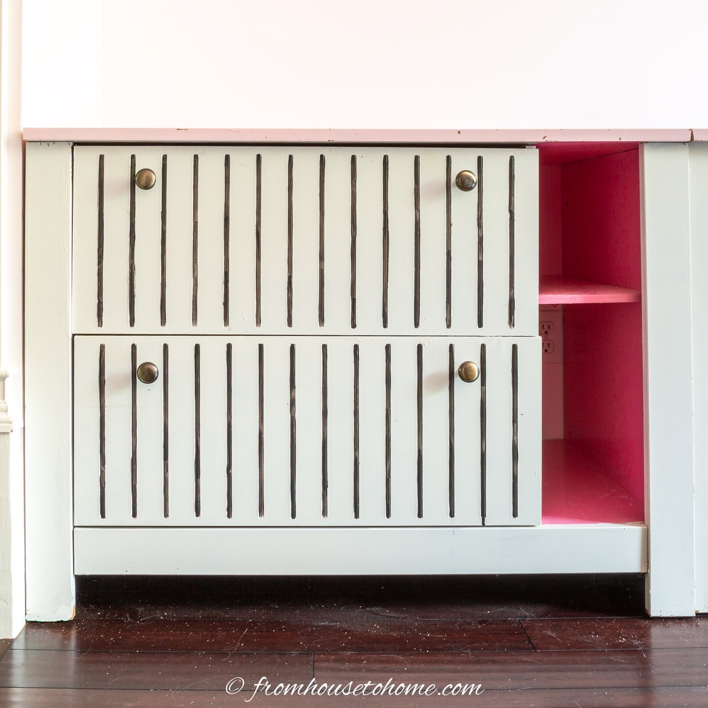 How To Turn Basic Filing Cabinets Into Glam Office Storage