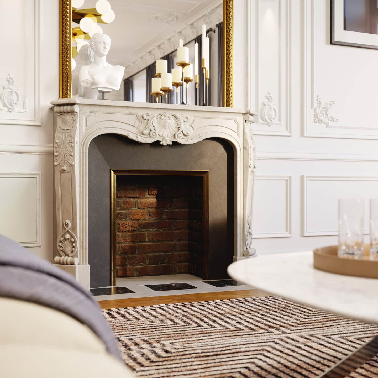 How To Add Parisian Interior Decor Style To A Builder-grade Room