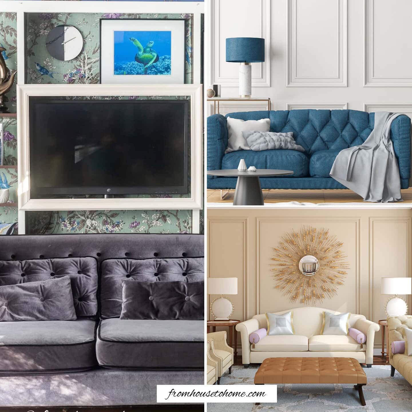 23 Ways To Decorate The Wall Above Your Sofa